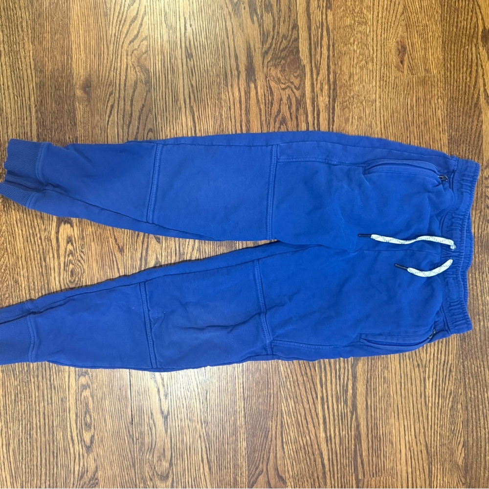 Hanna Andersson Slim Fit French Terry Double Knee Sweatpants, 130 cm/ US 8 - Picture 3 of 6